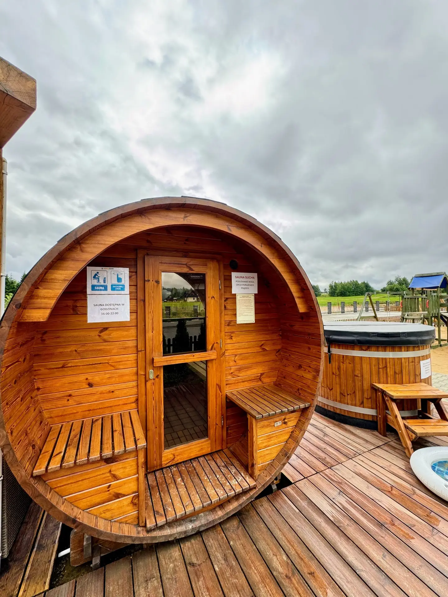 Sauna zewnętrzna Apartament D8 Grapa